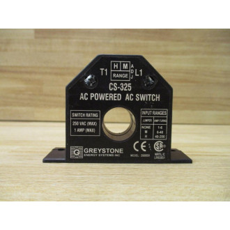 Greystone Energy Systems CS-325 AC Powered AC Switch CS325 - New No Box