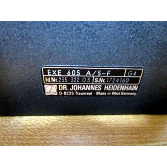 Heidenhain EXE 605 A5-F Signal Encoder Interface EXE605A5F 235 322 03 - Used