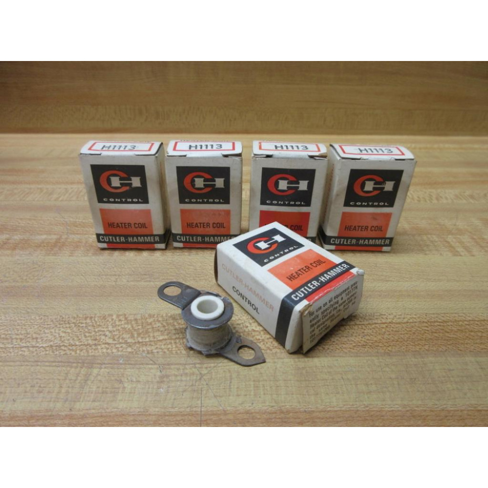 Cutler Hammer H-1113 Thermal Overload Heater Element 1113 (Pack of 5)