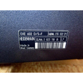 Heidenhain EXE-602-D5-F Dig. Encoder Inter. 235 322 21 WCable-382311B - Used