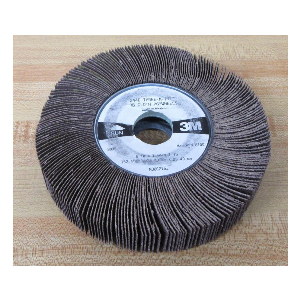 3M 244E RB Cloth PG Wheel - New No Box