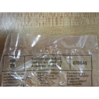 Euchner 070046 Straight Actuator-P-GT (Pack of 2)