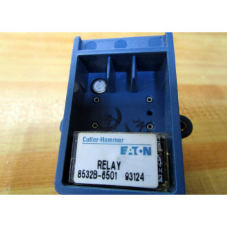 Cutler Hammer 8523B-6501 Photelectric Sensor WRelay 8523B6501 WO Cover - Used