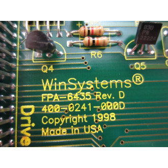 WinSystems FPA-6435 LM64C35P Universal Adapter Bd 400-0241-000D - Used