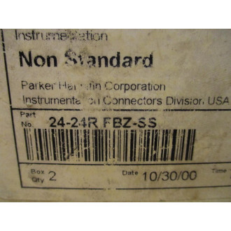 Parker 24-24R FBZ-SS CPI Male Connector 2424RFBZSS