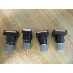 EAO 51-425 .036 A Pushbutton Switch 51425036 Cracked Housing (Pack of 4) - Used