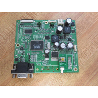 Kontron CRTtoLCD-6 aFLAT-Series AnalogDigital Flatpanel Control WAdd-On Bd - Used