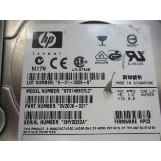 ST3146807LC 146 LVD 3.5" SCSI-SCA Hard Drive wTray 9V2006-021 - Used