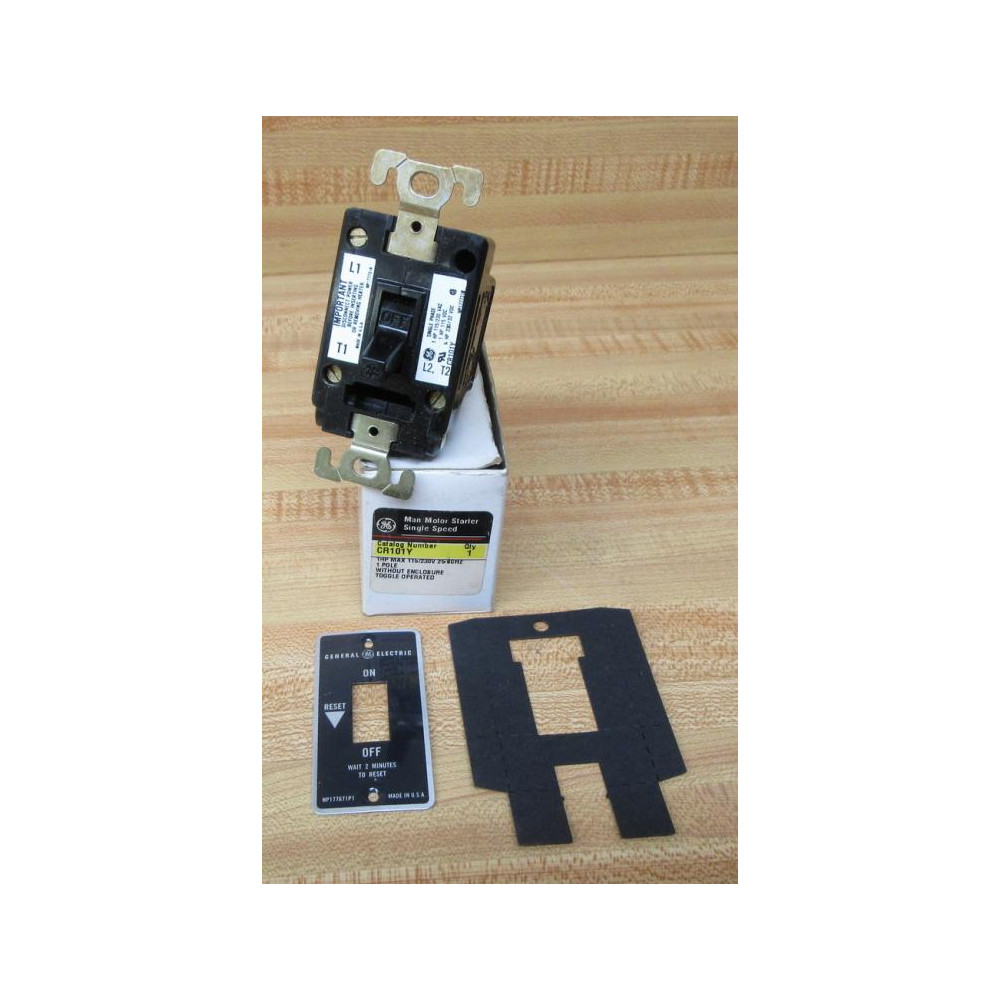 General Electric CRY101Y Manual Motor Starter