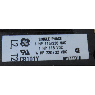 General Electric CRY101Y Manual Motor Starter