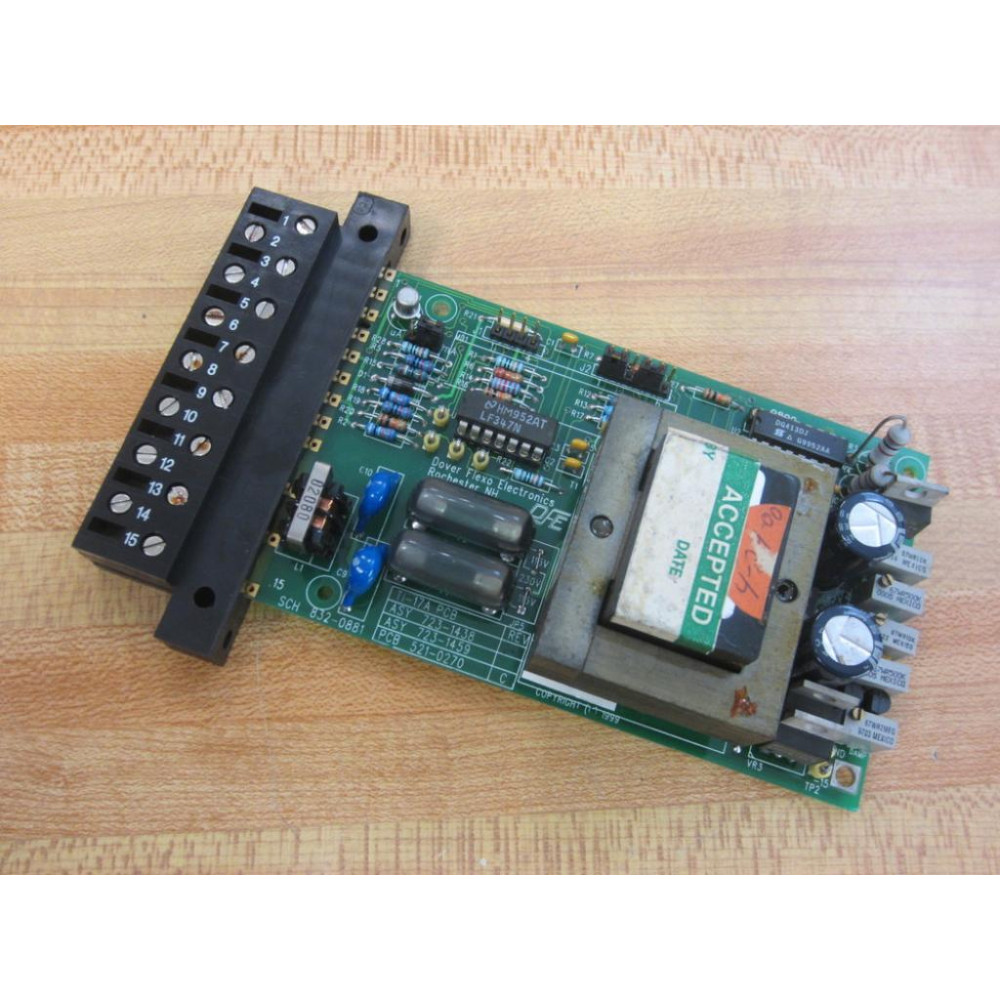 DFE TI-17A PCB TI17A 723-1438 723-1459 521-0270 832-0881 - Used