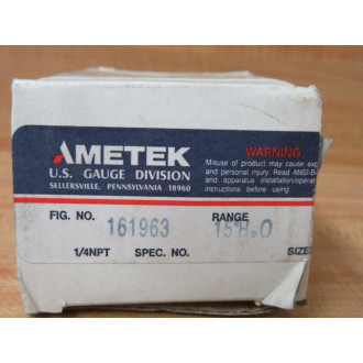 Ametek 161963 Pressure Gauge
