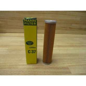 Mann Filter C37 Micro-Top Air Filter Element (Pack of 2)