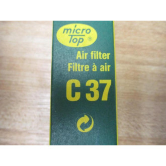 Mann Filter C37 Micro-Top Air Filter Element (Pack of 2)