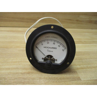 Simpson 25-3760 Microampere Meter 3760