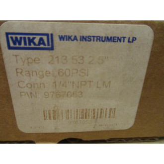 Wika 9767053 Pressure Gauge