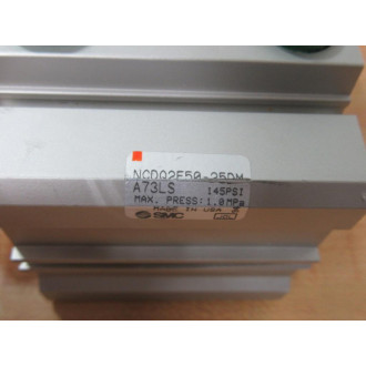 SMC NCDQ2F50-25DM-A73LS Compact Cylinder NCDQ2F5025DMA73LS - New No Box
