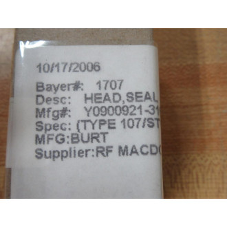 John Crane M03930 Burt Pulsafeeder Seal Head Y0900921-316