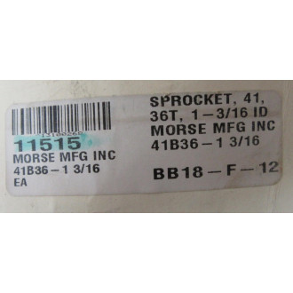 Morse 41B36-1-316 Sprocket 41B361316 - New No Box