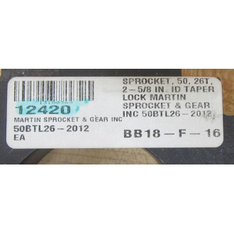 Martin 50BTL26-2012 Sprocket 50BTL262012 - New No Box