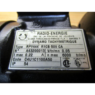 Radio-Energie RPY444 R1CB 50V CA Tachometer RPY444R1CB - New No Box