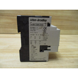 Allen Bradley 140M-D8N-B40 Circuit Breaker 140MD8NB40 - New No Box