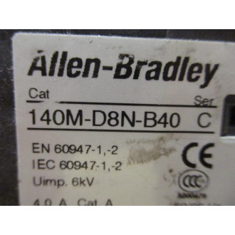 Allen Bradley 140M-D8N-B40 Circuit Breaker 140MD8NB40 - New No Box