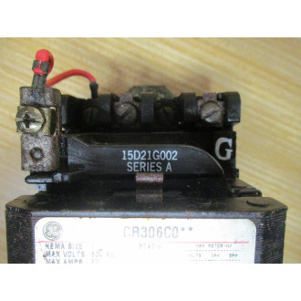 General Electric CR306C002 Magnetic Starter - Used