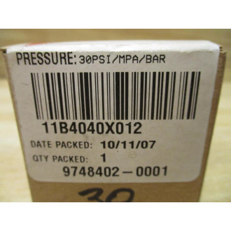 Fisher 11B4040X012 Pressure Gauge