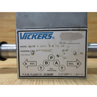 Vickers DG4V-4-012C-M-W-B5-10 Valve 02-337076 - Used