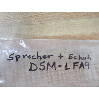 Sprecher + Schuh D5M-LFA9 Pushbutton D5MLFA9 - New No Box