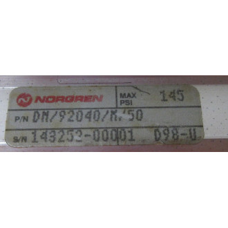 Norgren DM92040M50 Cylinder DM92040M50 - New No Box
