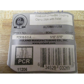 Ruland PCR18-5-5-A Flexbeam-2 Flexible Coupling PCR1855A - New No Box