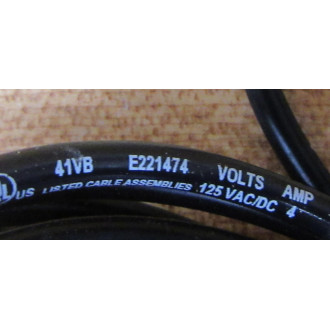Phoenix Contact E221474 Connector Cable 41VB Straight 3 Pin - New No Box
