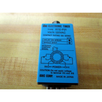IDEC RTE-P21-AC120V Electronic Timer RTE-P21 - New No Box