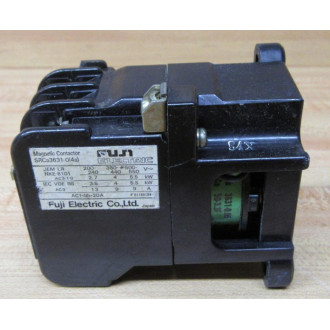 Fuji Electric SRCa3631-0(4A) Contactor SRCa363104A W Cracked Housing - Used
