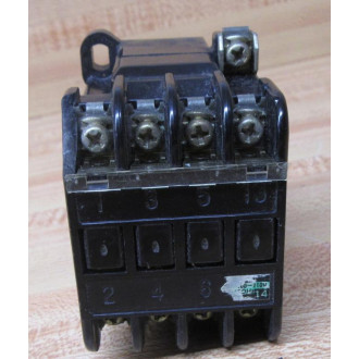 Fuji Electric SRCa3631-0(4A) Contactor SRCa363104A W Cracked Housing - Used