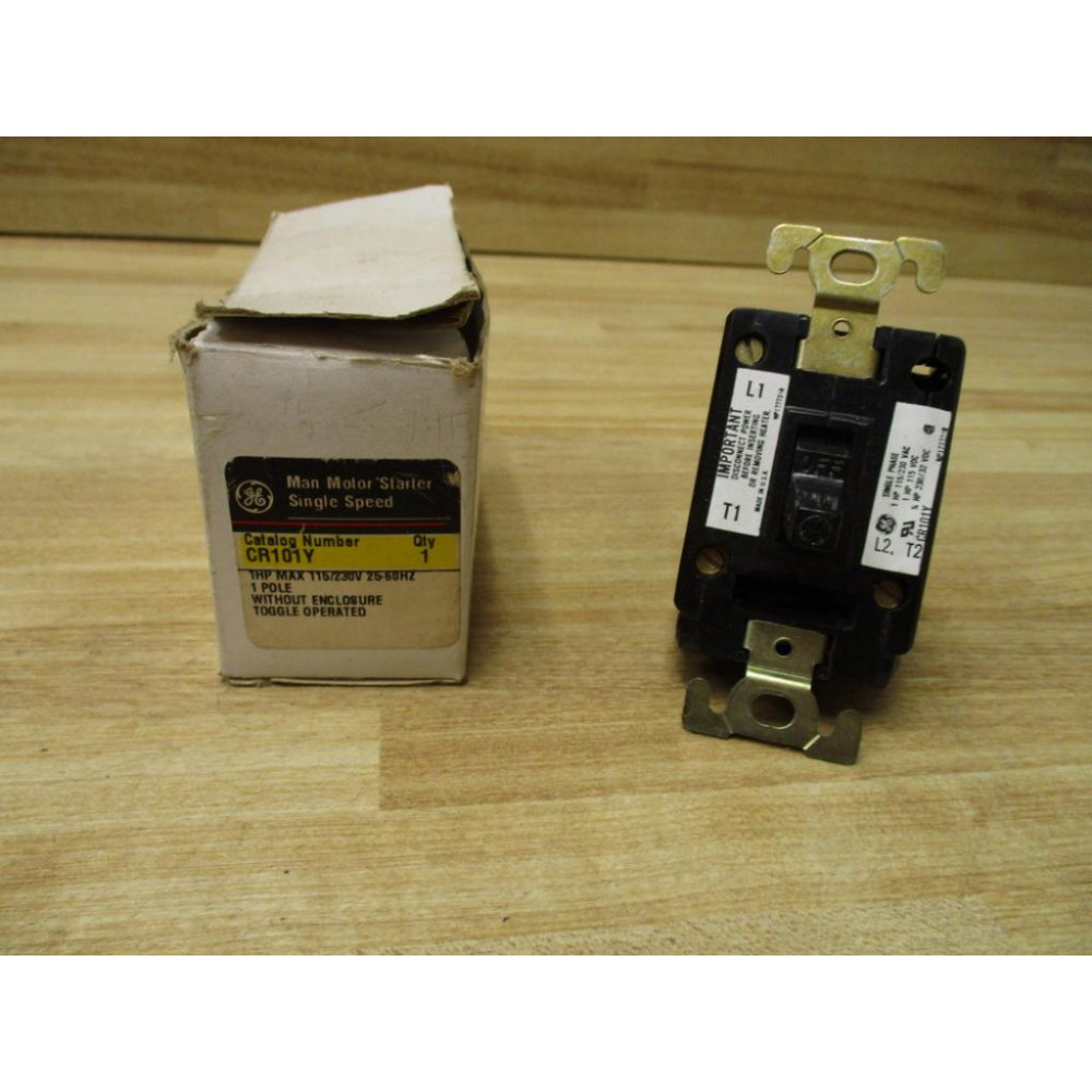 General Electric CR101Y Starter 2A787 WO Gasket & Cover Plate