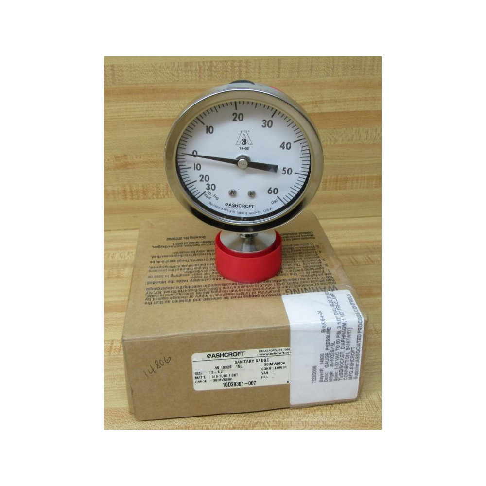 Ashcroft 35-1032S-15L Sanitary Gauge 351032S15L