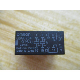 Omron G6AK-234P-ST-US Signal Relay G6AK234PSTUS (Pack of 6) - New No Box
