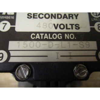 Ametek 1500-D-L1-S9 BW Controls Relay 1500DL1S9 - New No Box