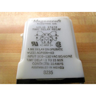 Magnecraft W211ACPS0X-60 Time Delay Relay W211ACPS0X60 - New No Box