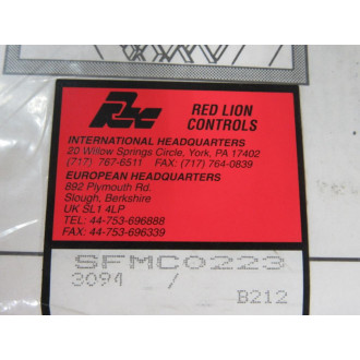 Red Lion Controls SFMC0223 Software For Apollo Message Center