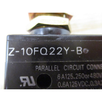 Omron Z-10FQ22Y-B Snap Action Switch Z10FQ22YB - New No Box