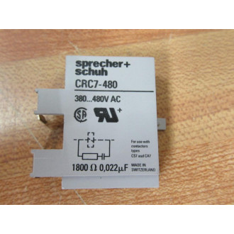 Sprecher + Schuh CRC7-480 Surge Suppressor 22.421.237-03 - New No Box