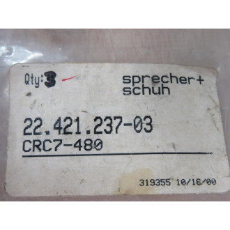 Sprecher + Schuh CRC7-480 Surge Suppressor 22.421.237-03 - New No Box