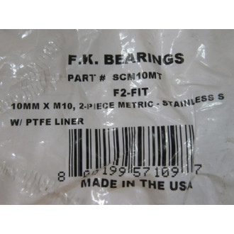 F.K. Bearings SCM10MT Male Rod End Bearing F.K. Bearings SCM10MT Male Rod End Bearing