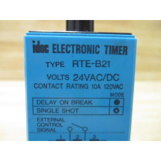 IDEC RTE-B11 On-Delay Timer AC120V RTEB11 0-10 Sec. - New No Box