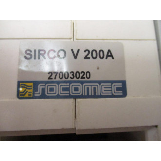Socomec 27003020 Sirco V General Purpose Switch - New No Box