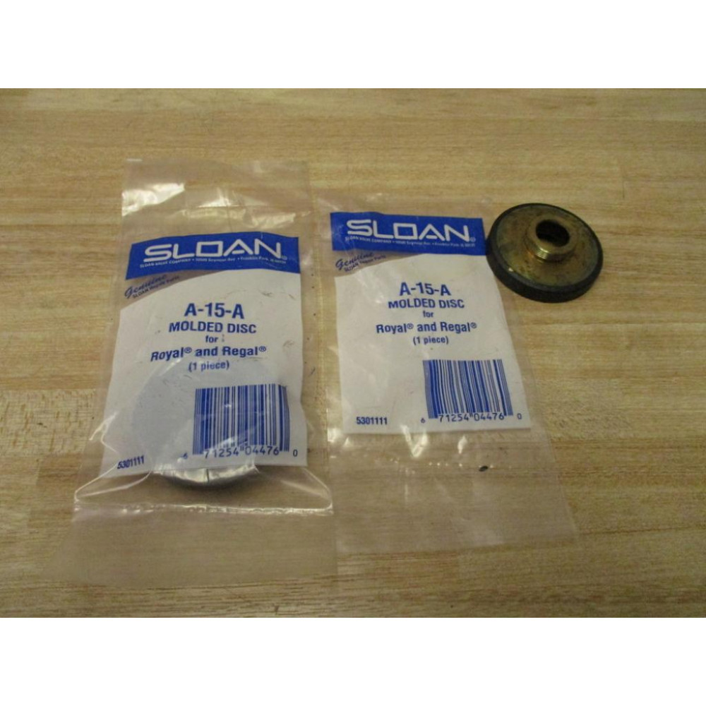 Sloan Valve A-15-A Molded Disc A15A (Pack of 2)